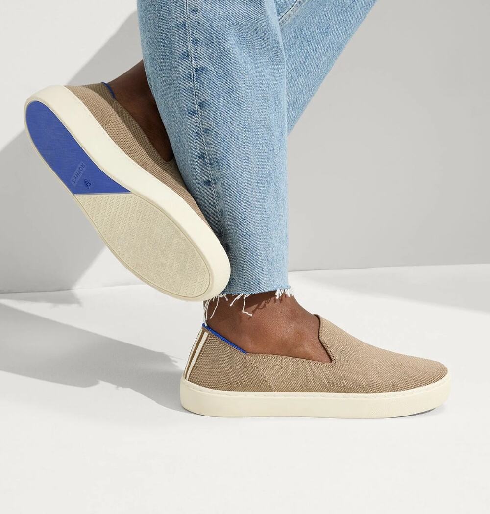 ROTHY'S Original Slip On Sneaker Latte Brown (8.5)